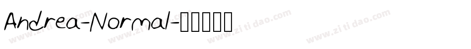 Andrea-Normal字体转换