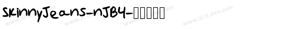 SkinnyJeans-nJB4字体转换