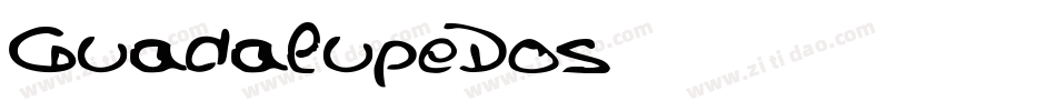 GuadalupeDos字体转换