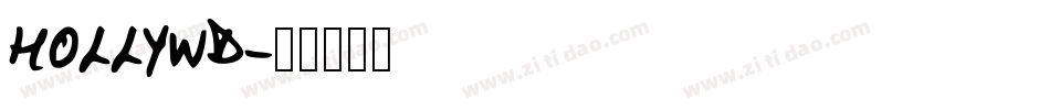 HOLLYWD字体转换