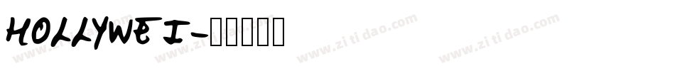 HOLLYWEI字体转换