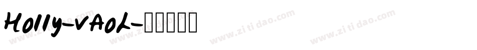 Holly-vAoL字体转换