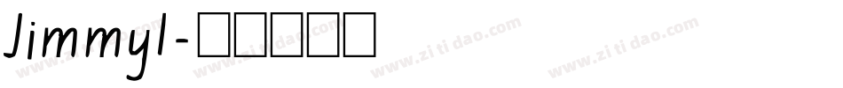Jimmy1字体转换