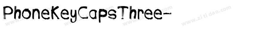 PhoneKeyCapsThree字体转换
