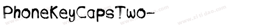 PhoneKeyCapsTwo字体转换