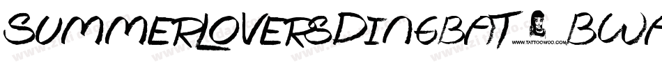 SummerLoversDingbat-BWaol字体转换