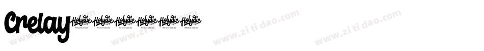 Crelay字体转换