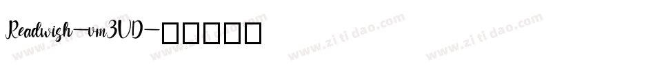 Readwish-vmZVD字体转换