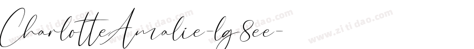 CharlotteAmalie-lg8ee字体转换