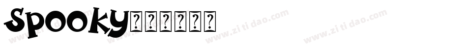 Spooky字体转换