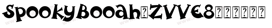 SpookyBooah-ZVVE8字体转换
