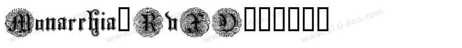 Monarchia-RvXV字体转换