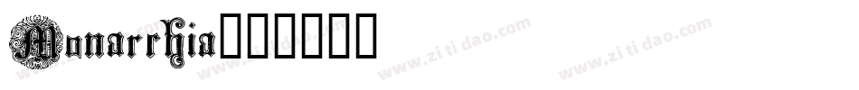 Monarchia字体转换