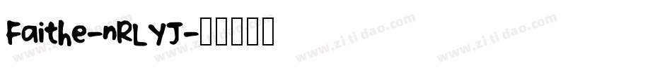 Faithe-nRLYJ字体转换