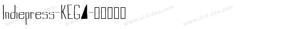 Indiepress-KEGA字体转换