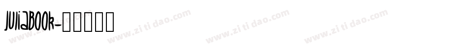 JuliaBook字体转换