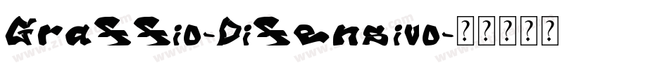 Graffio-Difensivo字体转换