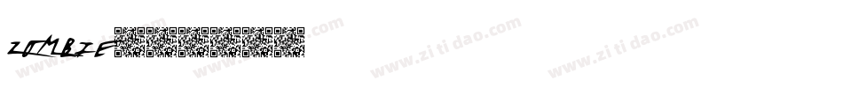 ZOMBIE字体转换