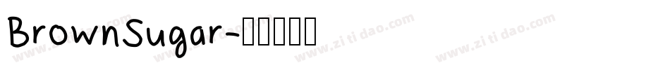 BrownSugar字体转换
