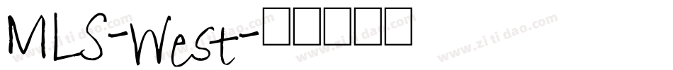 MLS-West字体转换