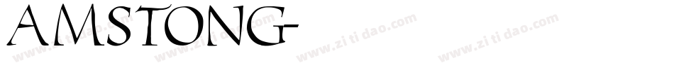 Amstong字体转换