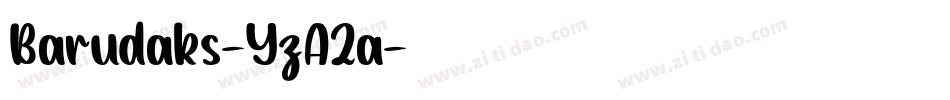 Barudaks-YzA2a字体转换