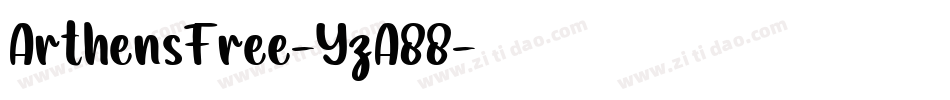 ArthensFree-YzA88字体转换