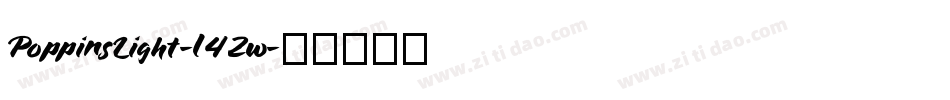PoppinsLight-l4Zw字体转换