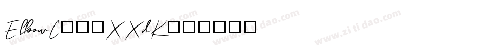ElbowC64-XXdK字体转换