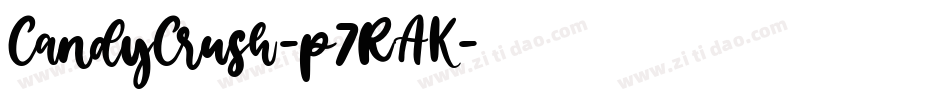 CandyCrush-p7RAK字体转换