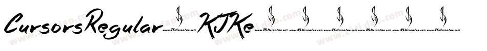 CursorsRegular-KJKe字体转换