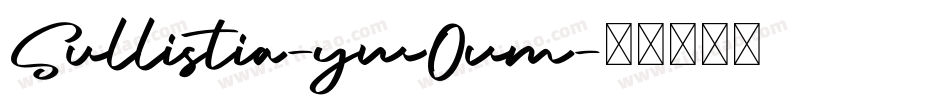 Sullistia-yw0vm字体转换
