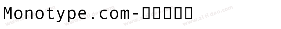 Monotype.com字体转换