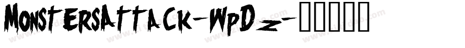 MonstersAttack-WpDz字体转换
