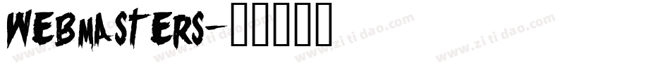 Webmasters字体转换