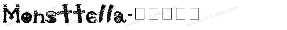 Monsttella字体转换