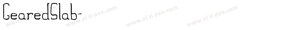 GearedSlab字体转换