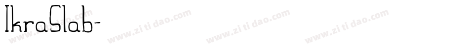 IkraSlab字体转换