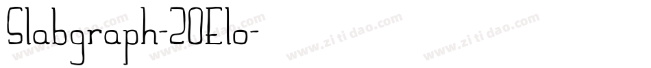 Slabgraph-2OElo字体转换