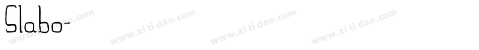Slabo字体转换