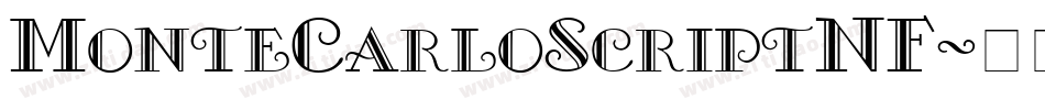 MonteCarloScriptNF字体转换