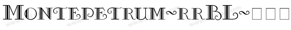 Montepetrum-rrBL字体转换