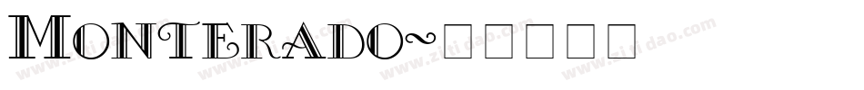 Monterado字体转换