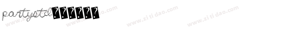 PartyStd字体转换
