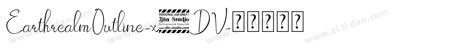EarthrealmOutline-x1DV字体转换