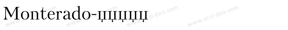 Monterado字体转换