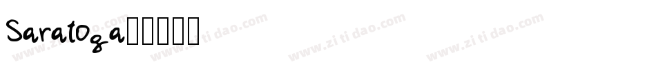 Saratoga字体转换