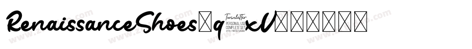 RenaissanceShoes-q1xV字体转换