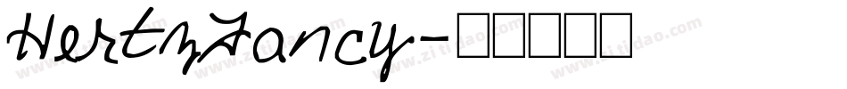 HertzFancy字体转换