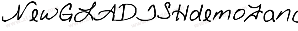 NewGLADISHdemoFancy字体转换